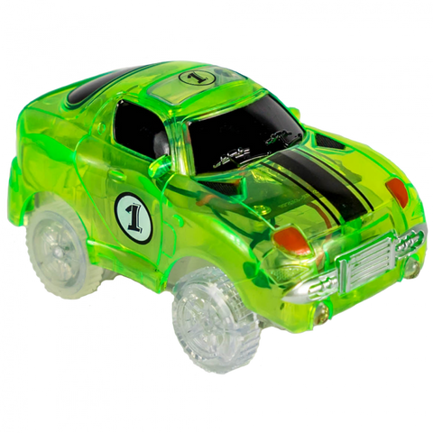 Flex grön racebil