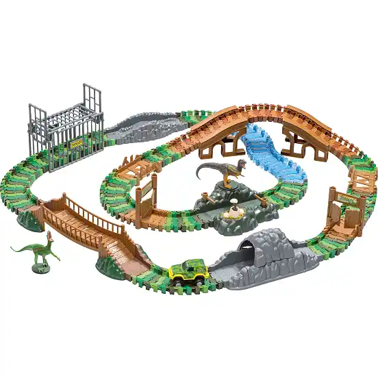 Flexi-trax Jurassic adventure set original